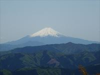 大岳山から覗く